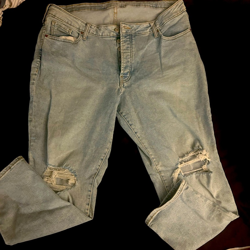 High rise. Og straight leg jeans